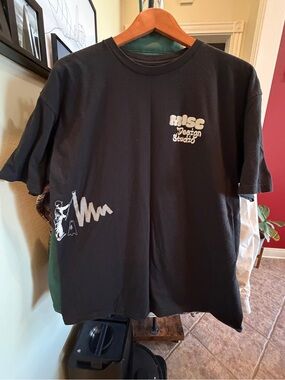 MISC Design Studio Graphic Tee Men’s XL Black Oversized Streetwear Shirt